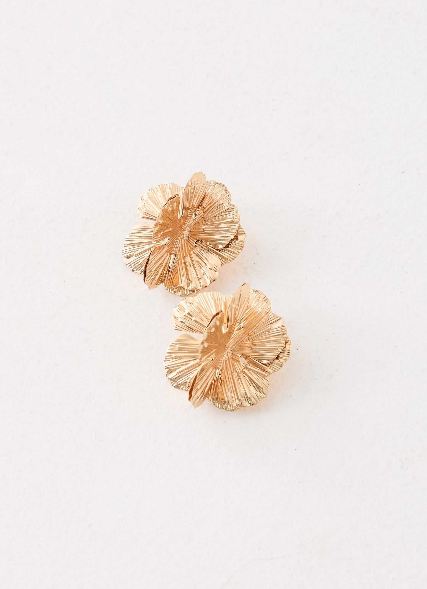 Peachy Dream Earrings - Gold