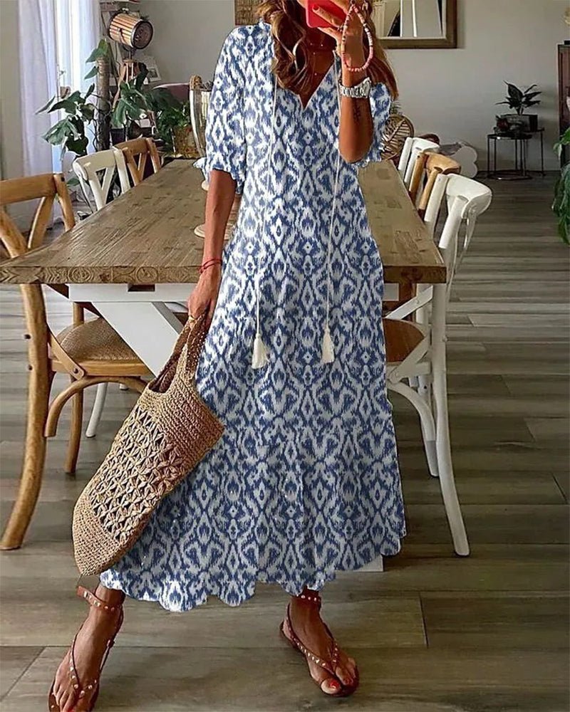 Luna | Vestido Boho sin Esfuerzo con Ajuste Favorecedor