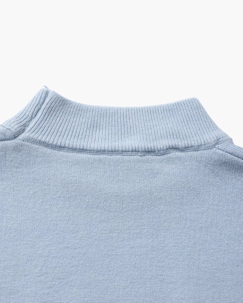 Jersey Esencial de Cuello Semialto Acanalado