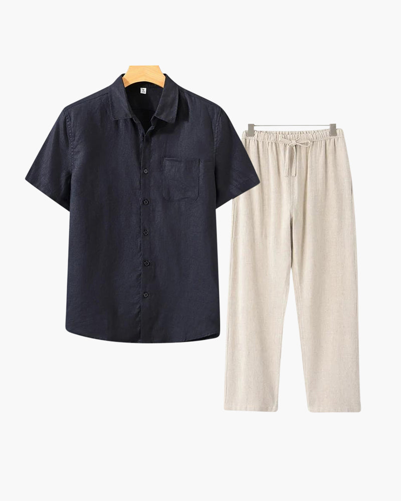 Combo de Lino Old Money (Manga Corta)