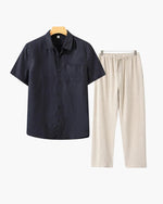 Combo de Lino Old Money (Manga Corta)