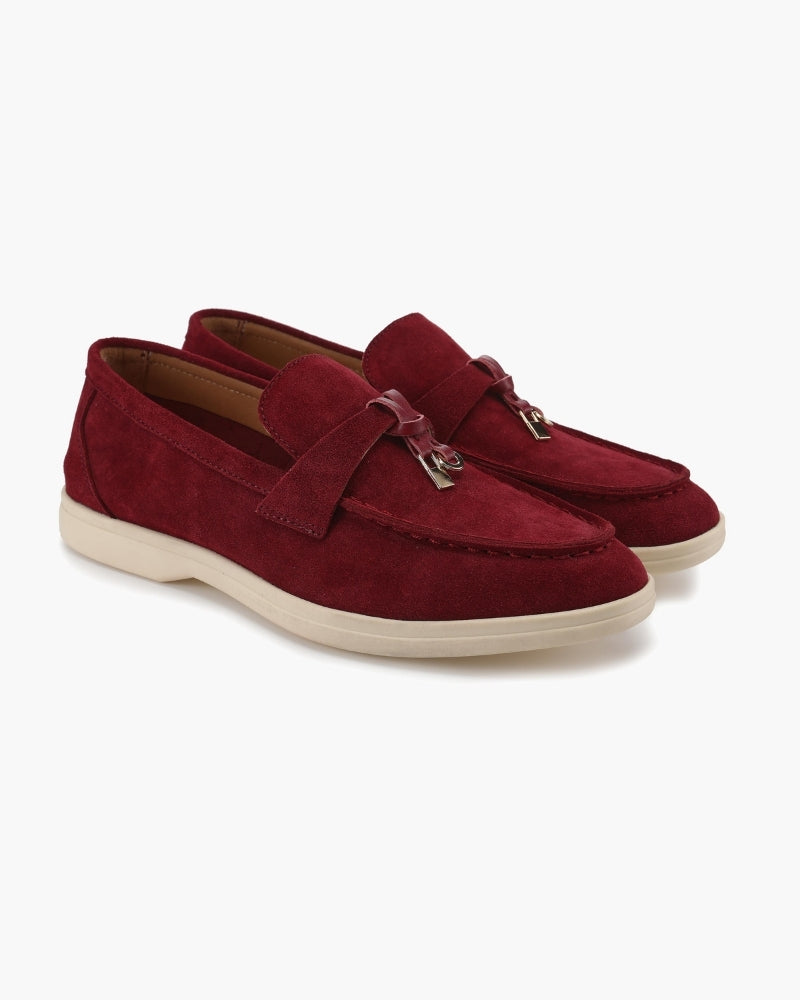 Mocasines de Ante para Mujer Old Money