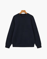 Sudadera Cuello Redondo Clásica de Mezcla de Modal