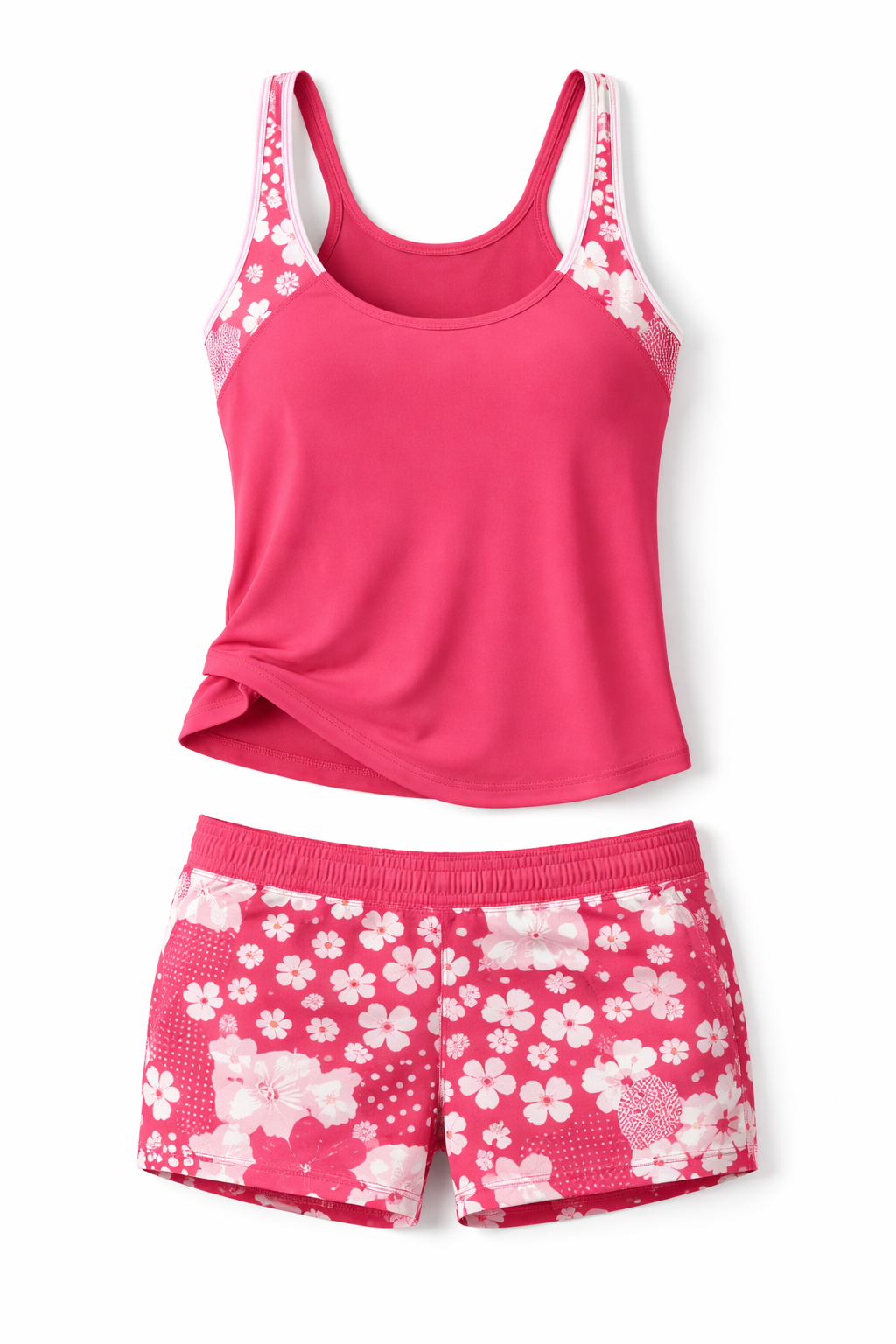Laura - Conjunto de Bikini de Dos Piezas Estampado Floral
