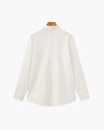 Camisa de Algodón Elástico Entallada