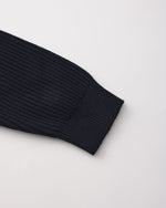 Jersey Cuello Redondo de Punto Acanalado