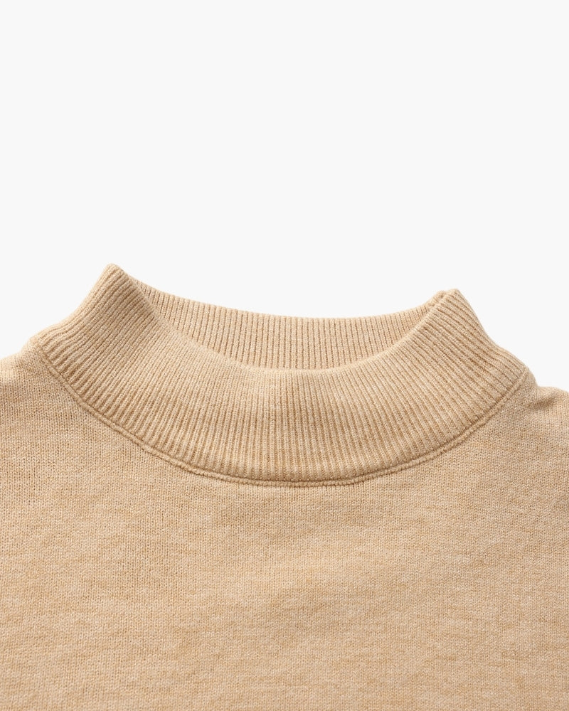 Jersey Esencial de Cuello Semialto Acanalado