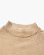 Jersey Esencial de Cuello Semialto Acanalado