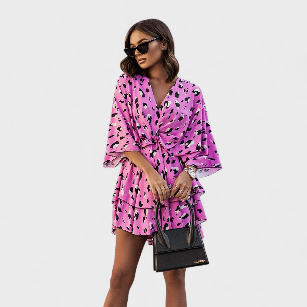 Carla - Vestido Floral Corto