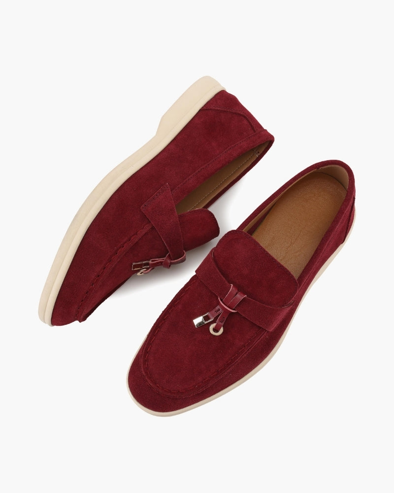 Mocasines de Ante para Mujer Old Money