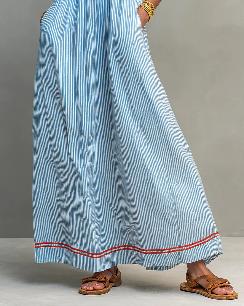 Vestido Largo Elegante sin Mangas