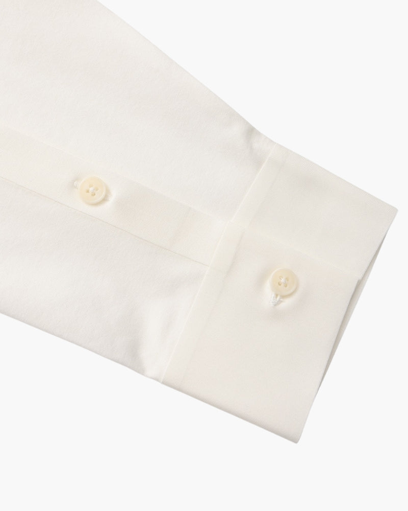 Camisa de Algodón Elástico Entallada