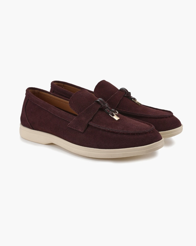 Mocasines de Ante para Mujer Old Money
