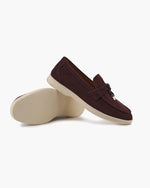 Mocasines de Ante para Mujer Old Money