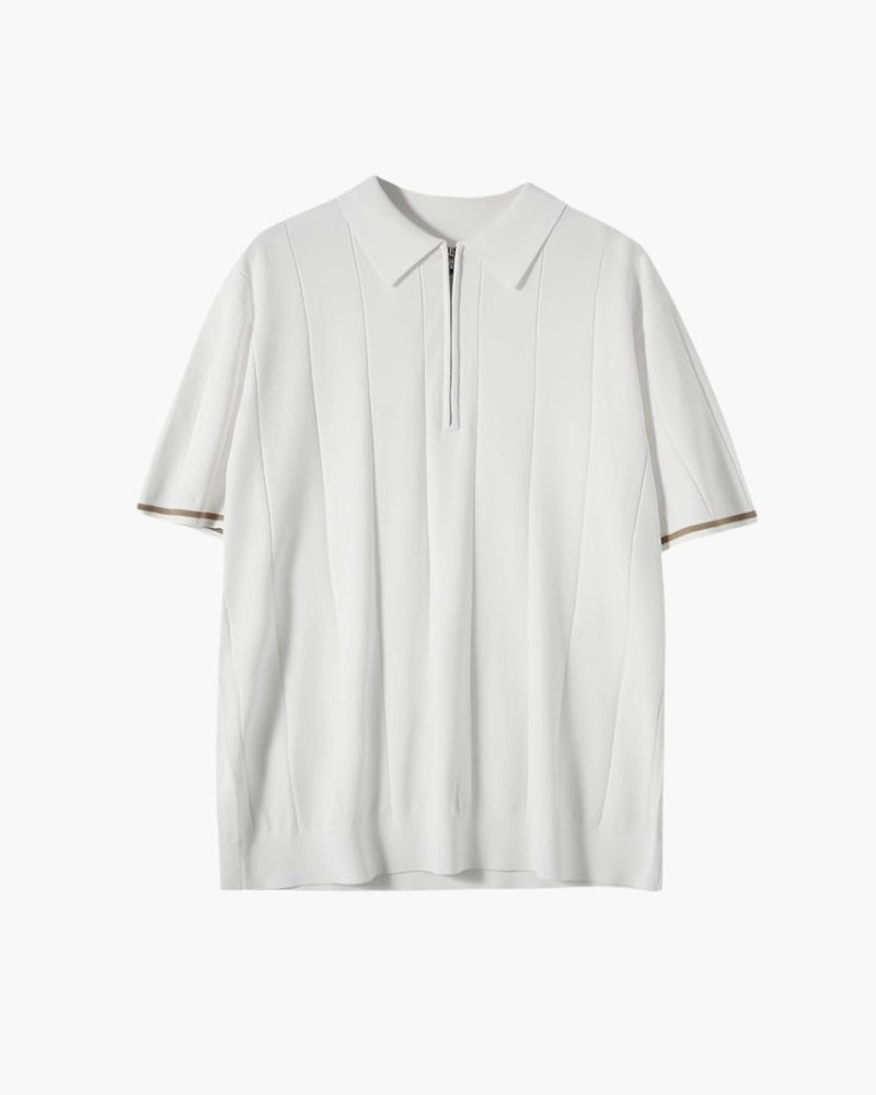 Polo Signature con Ribete de Contraste