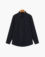 Camisa de Algodón Elástico Entallada