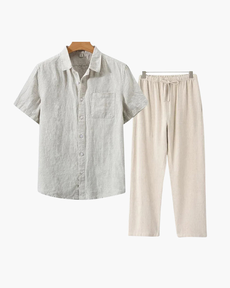 Combo de Lino Old Money (Manga Corta)