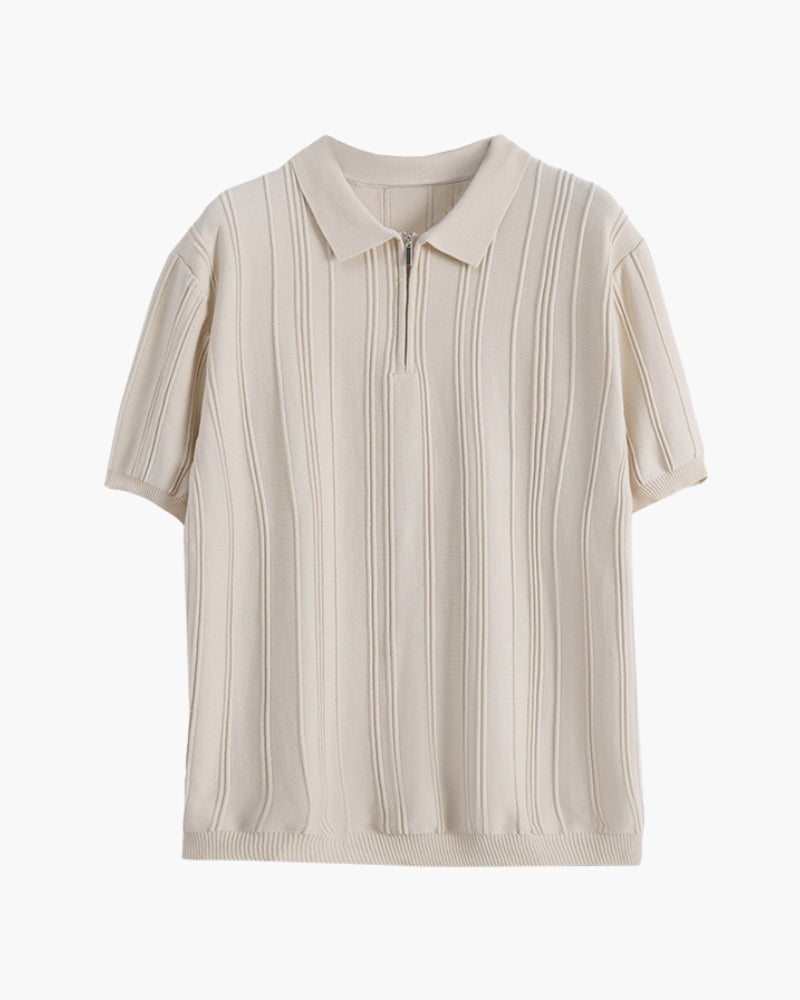Polo Signature con Cremallera