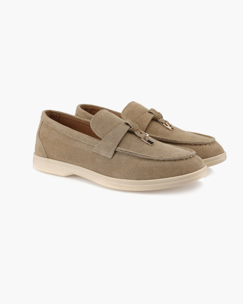 Mocasines de Ante para Mujer Old Money