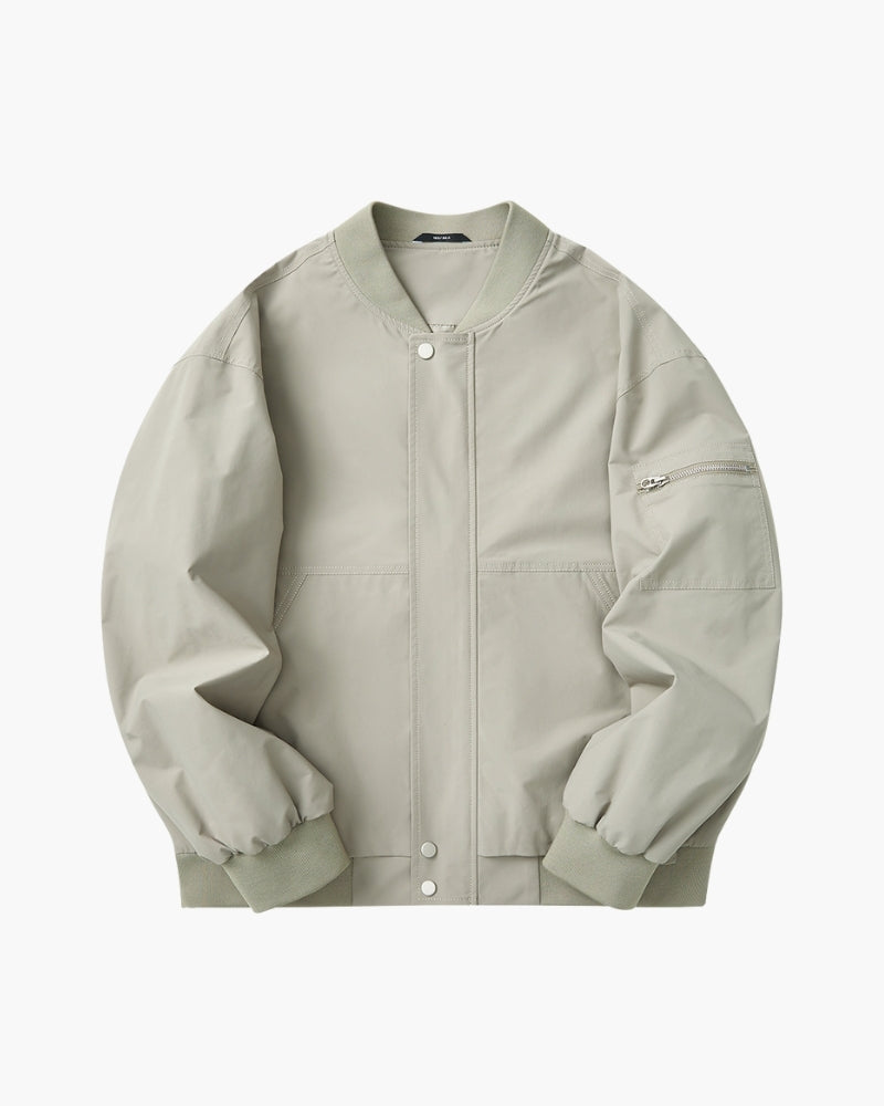 Cazadora Bomber Minimalista