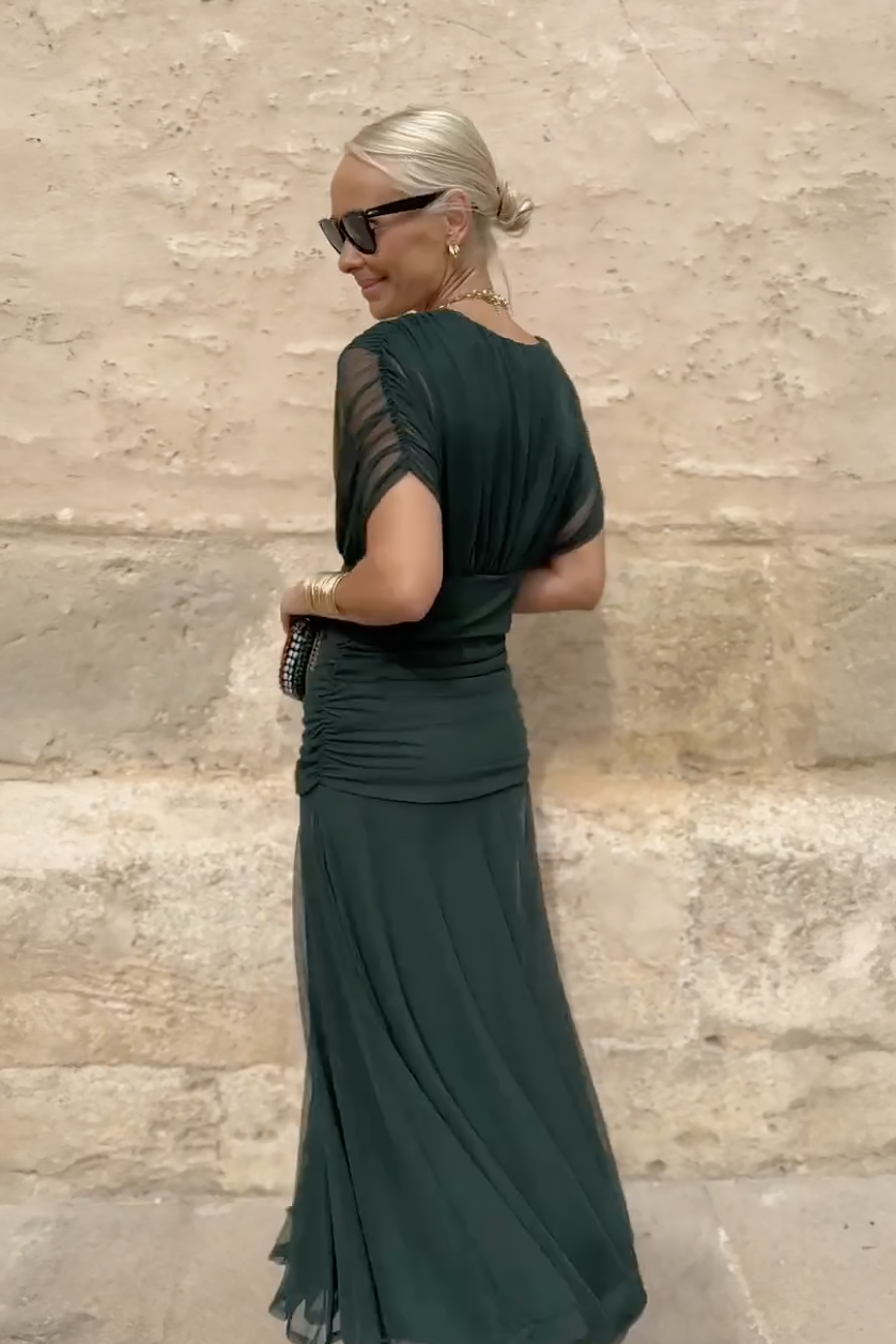 Laura — Vestido Maxi Fluido Elegante