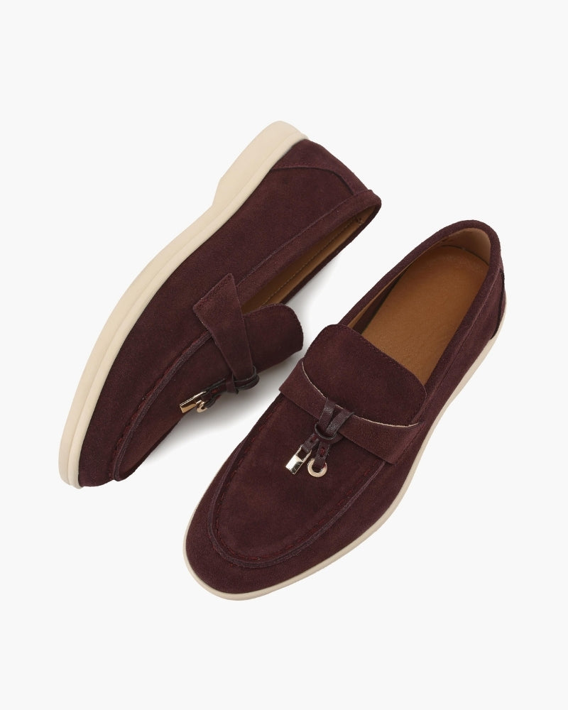 Mocasines de Ante para Mujer Old Money
