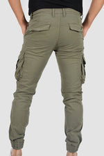Pantalón Cargo con Bolsillos y Puño Ajustado