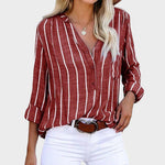 Débora - Blusa Artesanal de Rayas