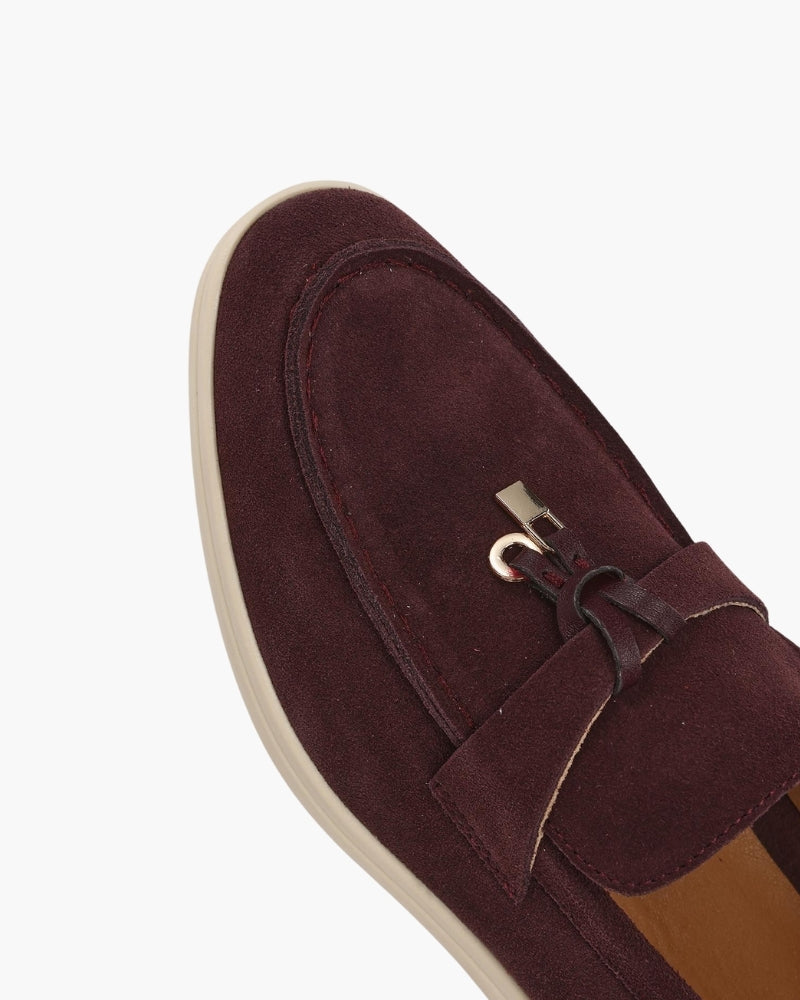 Mocasines de Ante para Mujer Old Money