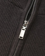 Jersey de Punto con Media Cremallera Refinado