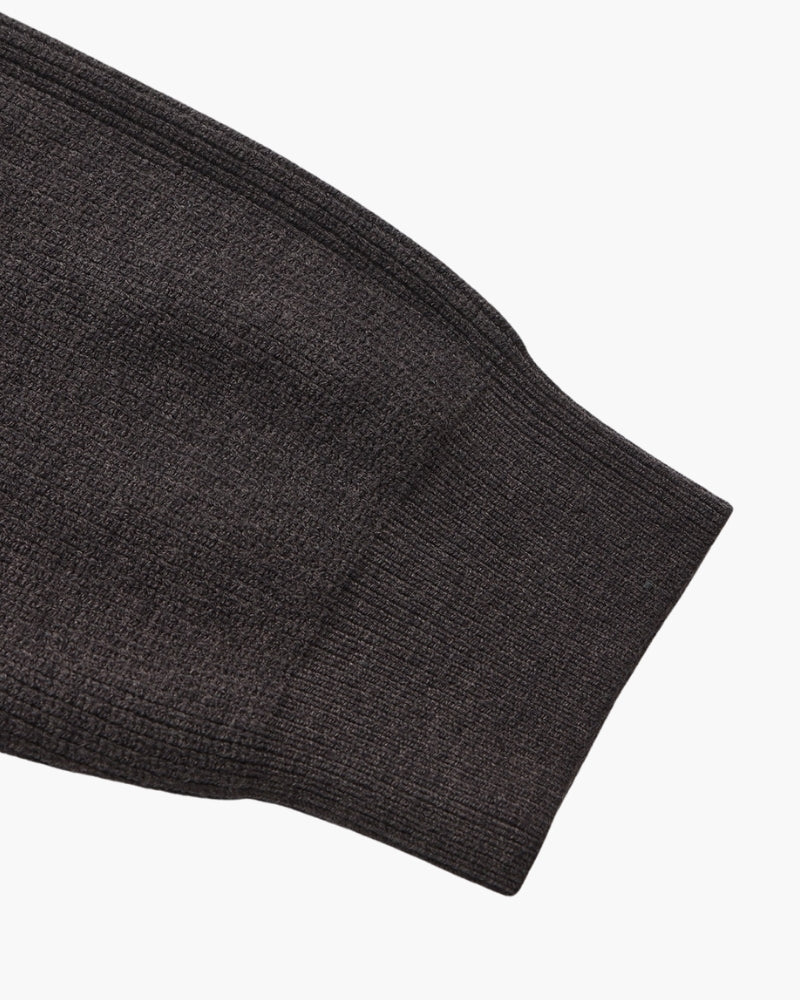 Jersey de Punto con Media Cremallera Refinado