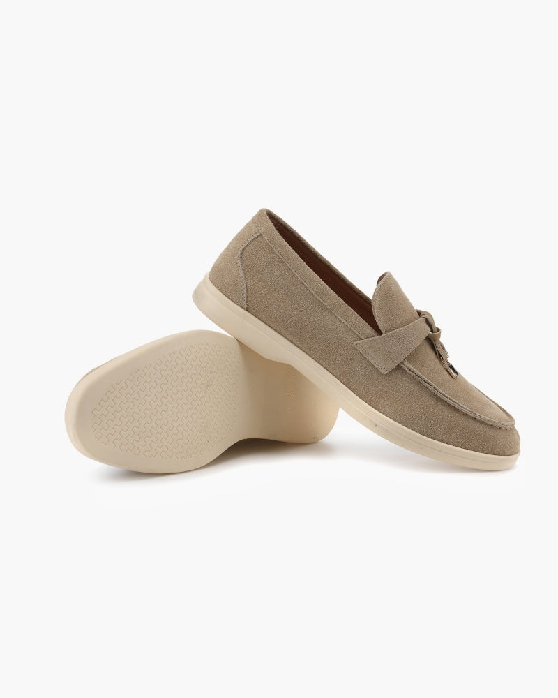 Mocasines de Ante para Mujer Old Money