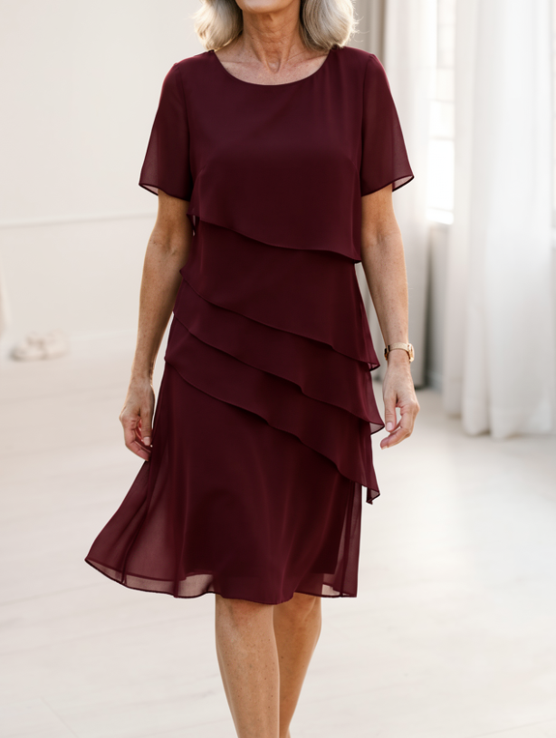 Linda | Vestido de Volantes Elegante y Cómodo