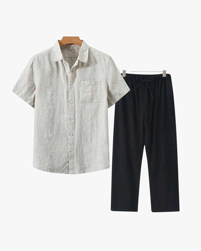 Combo de Lino Old Money (Manga Corta)