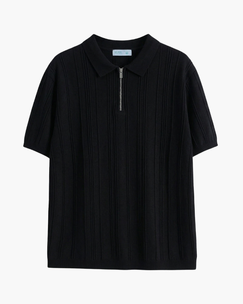 Polo Signature con Cremallera