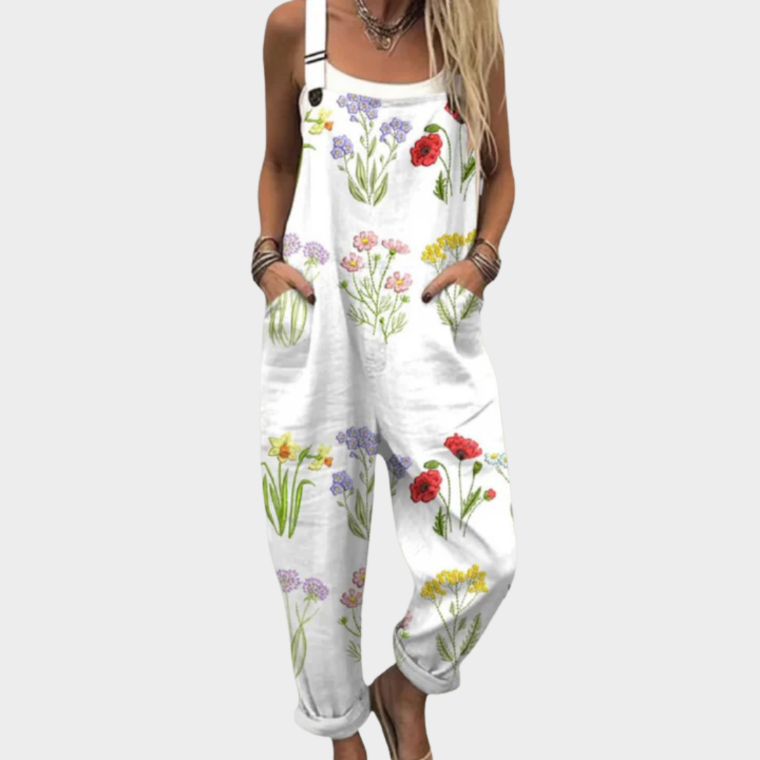 Vestido Peto Estampado y Cómodo