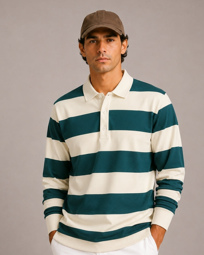 Polo Rugby Vintage a Rayas