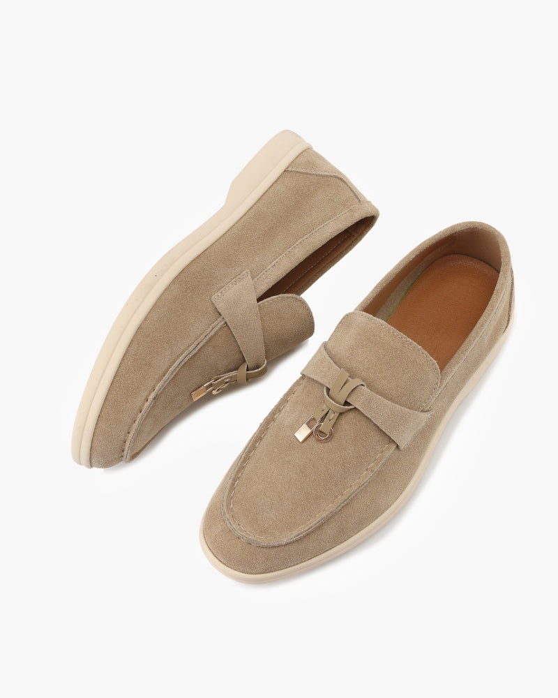 Mocasines de Ante para Mujer Old Money