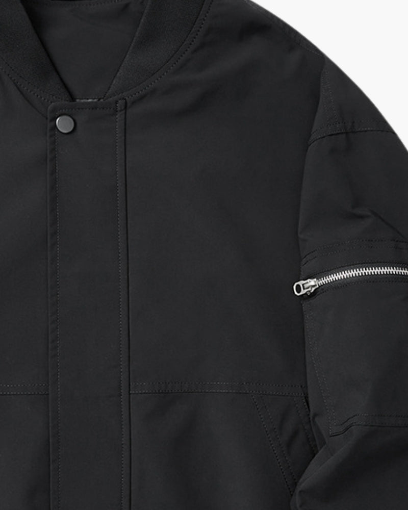 Cazadora Bomber Minimalista