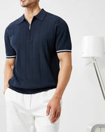Polo Signature con Ribete de Contraste