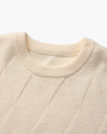 Jersey de Cuello Redondo de Punto Rombos