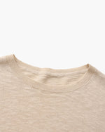 Jersey Cuello Redondo Esencial de Lino y Algodón