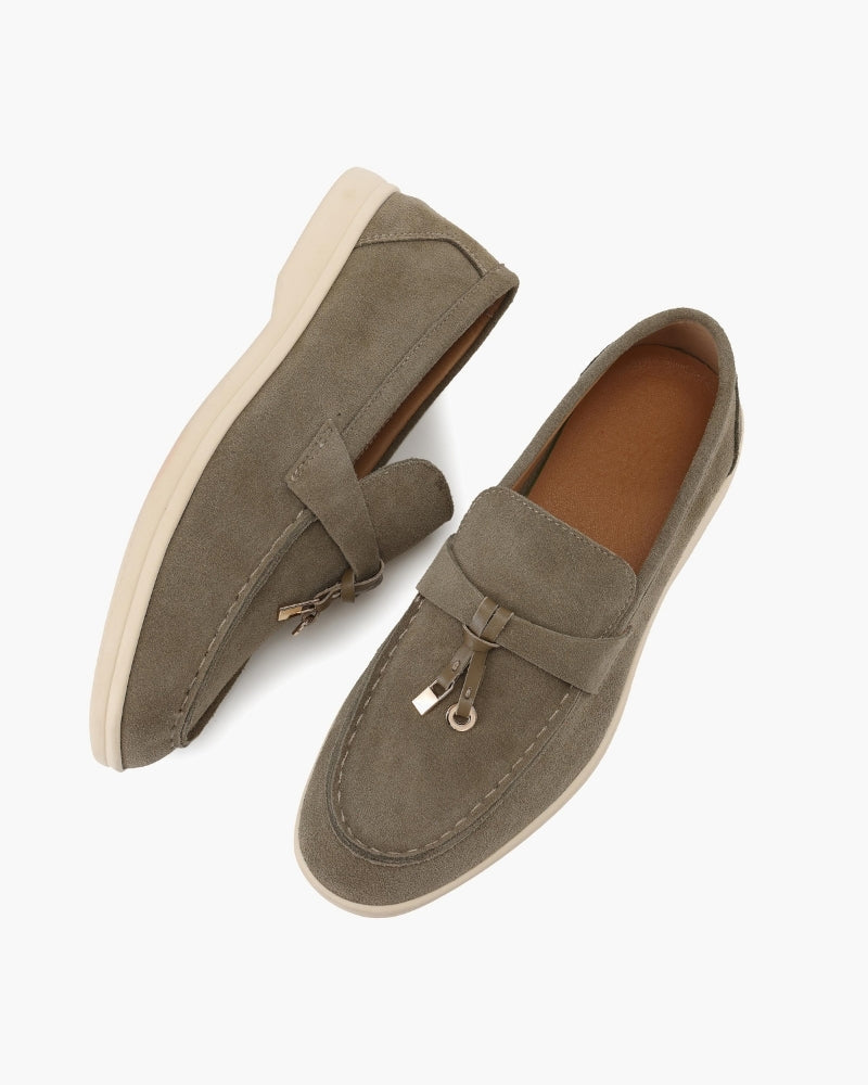Mocasines de Ante para Mujer Old Money