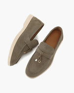Mocasines de Ante para Mujer Old Money