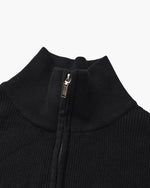 Jersey de Punto con Media Cremallera Refinado