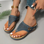 Andrea | Sandalias de Cuña Cómodas con Sujeción