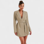 Teresa - Vestido Blazer Negro