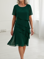 Linda | Vestido de Volantes Elegante y Cómodo