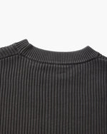 Jersey Cuello Redondo de Punto Acanalado