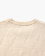 Jersey de Cuello Redondo de Punto Rombos